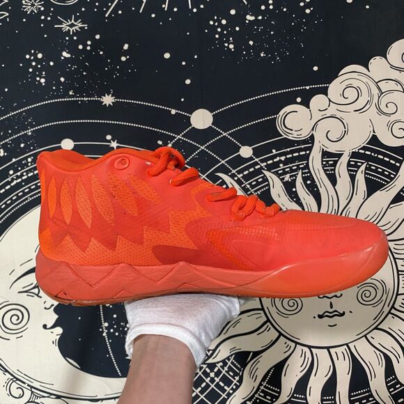 Puma Melo MB.01 Mens Basketball Performance Shoes Size 13 Orange Sports